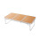 1Ensemble Petite Table Camping Pliable Robuste Aluminium Bambou 6
