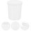 20Stk Labor Probenbecher Transparent Luftdicht Mit Deckel PP 7