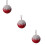 3Pièces Accessoires Auto Pendentifs Strass Multicolores Décor Suspendu 9