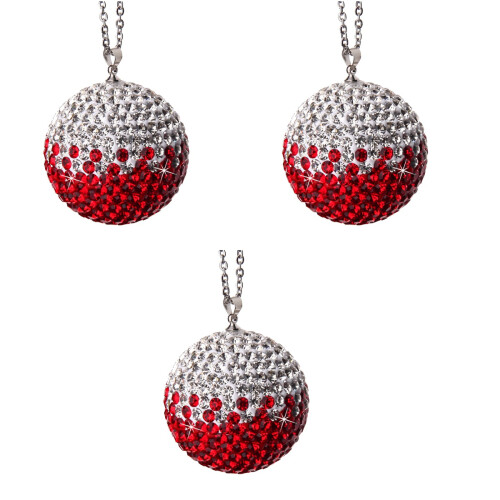 3Pièces Accessoires Auto Pendentifs Strass Multicolores Décor Suspendu 2