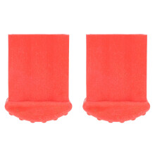 2Pièces Protections De Pieds D'échelle Durable En Caoutchouc Rouge