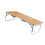 1Ensemble Petite Table Camping Pliable Robuste Aluminium Bambou 8
