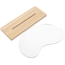 1Set Draagbare Acryl Make-Up Spiegel Met Voet Voor Slaapkamer