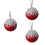 3Pièces Accessoires Auto Pendentifs Strass Multicolores Décor Suspendu 6