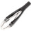 3Pièces Pince À Sourcils Noire Acier Inoxydable Précise 3