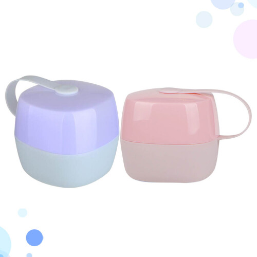 2Pièces Boîtes Large En PP Pour Bébé Multicolores 2