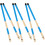 3Paires Balais Percussion Bambou Bleu Instrument Musical Durable 10