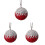 3Pièces Accessoires Auto Pendentifs Strass Multicolores Décor Suspendu 2