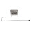 1Ensemble Porte-Serviette Cuisine Acier Inoxydable Perçage Argent 6