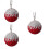 3Pièces Accessoires Auto Pendentifs Strass Multicolores Décor Suspendu 7