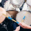 3Paires Balais Percussion Bambou Bleu Instrument Musical Durable 2