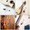 3Pièces Son Guitare Acoustique Adhésif Noir Mini 6