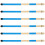 3Paires Balais Percussion Bambou Bleu Instrument Musical Durable 8