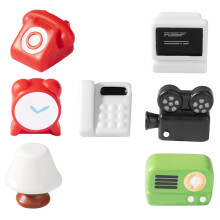 1 Set Mini Radio Bricolage Téléphone Rétró Vintage Pour Déco