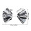 8Pcs Metallic Black Pom Poms Cheerleading Props for Dancing 11
