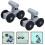 4Paires Roller Oiseaux Didactiques Matériau Résistant 9