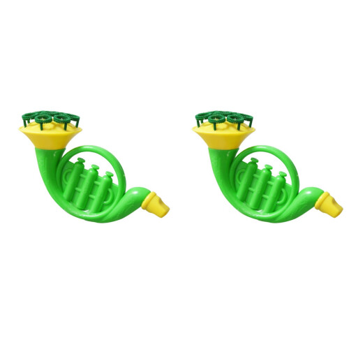 2Pcs Mini Water Bubble Maker Portable Plastic Horn Toy For Kids 2