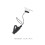 3Pièces Son Guitare Acoustique Adhésif Noir Mini 3