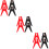 12 Pcs Jumper Cable Clamp Battery Terminal Car Accessory 10