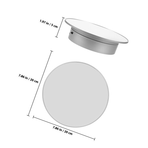 Anti-Slip Kit Decor Carousel 20.00x20.00x5.00cm Silver 1