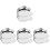 12 Pcs Stainless Steel Multi-Purpose Scale Trays 4