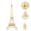3 Sets Eiffel Tower 3D Puzzle Diy Assembly Educational Jigsaw Toy 8