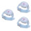 3Pcs Luminous Kid Watch Plastic Glowing 6