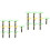 20Sets Multi Flying Disc Toys for Kids Pull String Saucer Outdoor Fun 6