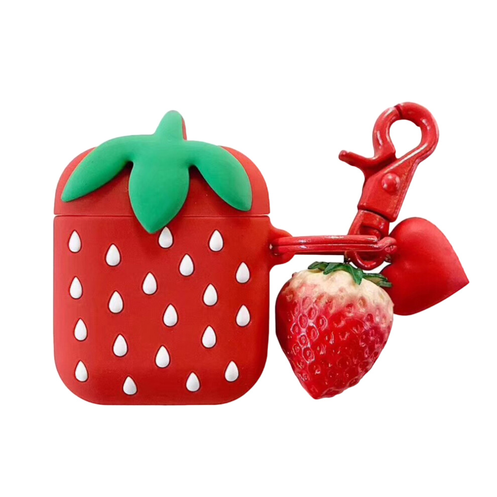 3Pcs Adorable Strawberry Earphone Case For 3621955965496