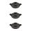 3Pcs Ceramic Cooking Pot With Lid For Soup Hot Pot 7