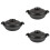 3Pcs Ceramic Cooking Pot With Lid For Soup Hot Pot 5
