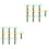 20Sets Multi Flying Disc Toys for Kids Pull String Saucer Outdoor Fun 5