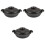 3Pcs Ceramic Cooking Pot With Lid For Soup Hot Pot 3