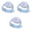 3Pcs Luminous Kid Watch Plastic Glowing 3