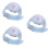 3Pcs Luminous Kid Watch Plastic Glowing 7
