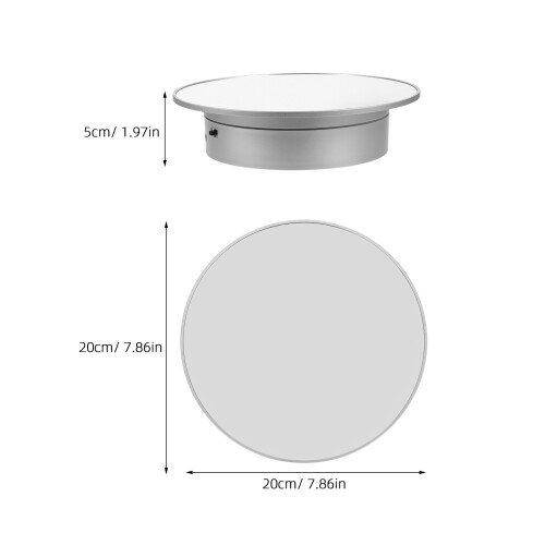 Anti-Slip Kit Decor Carousel 20.00x20.00x5.00cm Silver 2