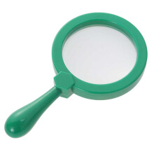 3Pcs Portable Magnifying Glass For Kids Learning And Exploration Green