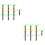 20Sets Multi Flying Disc Toys for Kids Pull String Saucer Outdoor Fun 8