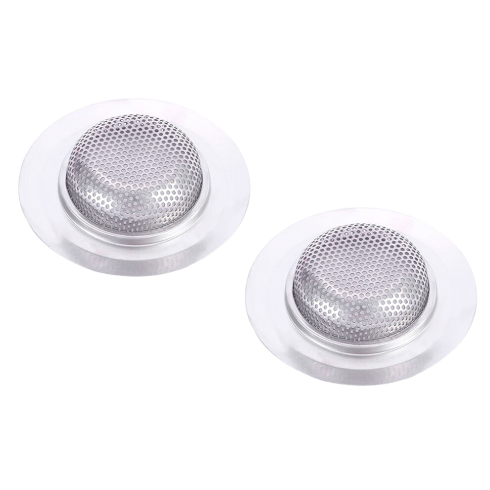 2 Pack Sink Food Strainer Filter Perforated Mesh Wide Rim Kitchen 3622197488972