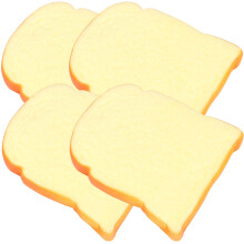8 Pcs Realistic Toast Models Fake Bread Decor For Photo Prop