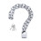 Silver Anti-Rust Heavy Duty Bike Lock for Mountain Bikes Security 6