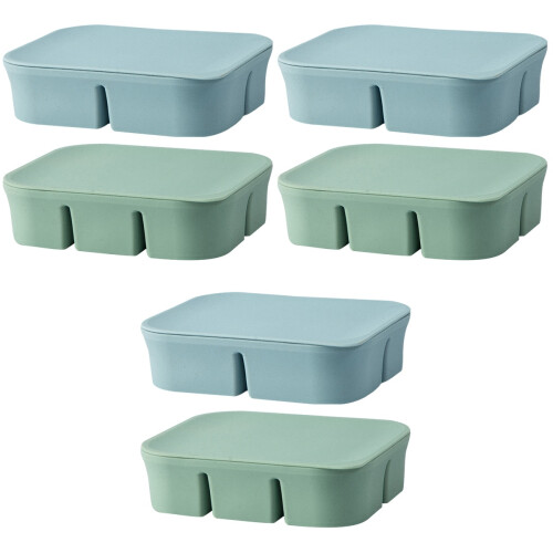 6 Pcs Household Freezer Boxes Multi-Function Fridge Ice Molds 2