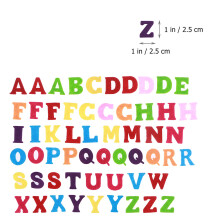 150Pcs Assorted Felt Abc Letters for Kids Creative Craft Projects