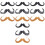 12 Pcs Fake Mustache Artificial Beard For Party 5