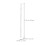 2Pcs Tension Shower Curtain Rod Telescoping 30-50cm 6