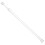 2Pcs Tension Shower Curtain Rod Telescoping 30-50cm 2