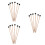 18 Pcs Solid Wood Rubber Drumsticks Keyboard Gavel 6