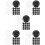 1000 Pcs Go Chess Pieces Compact Craft Set 10