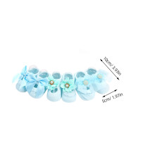 1Pair Non-Slip Baby Socks Blue Cotton Soft for 0-36 Months Floor Use