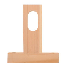 3Pcs Ceiling Mount Closet Pole Bracket Wood Rod Holder